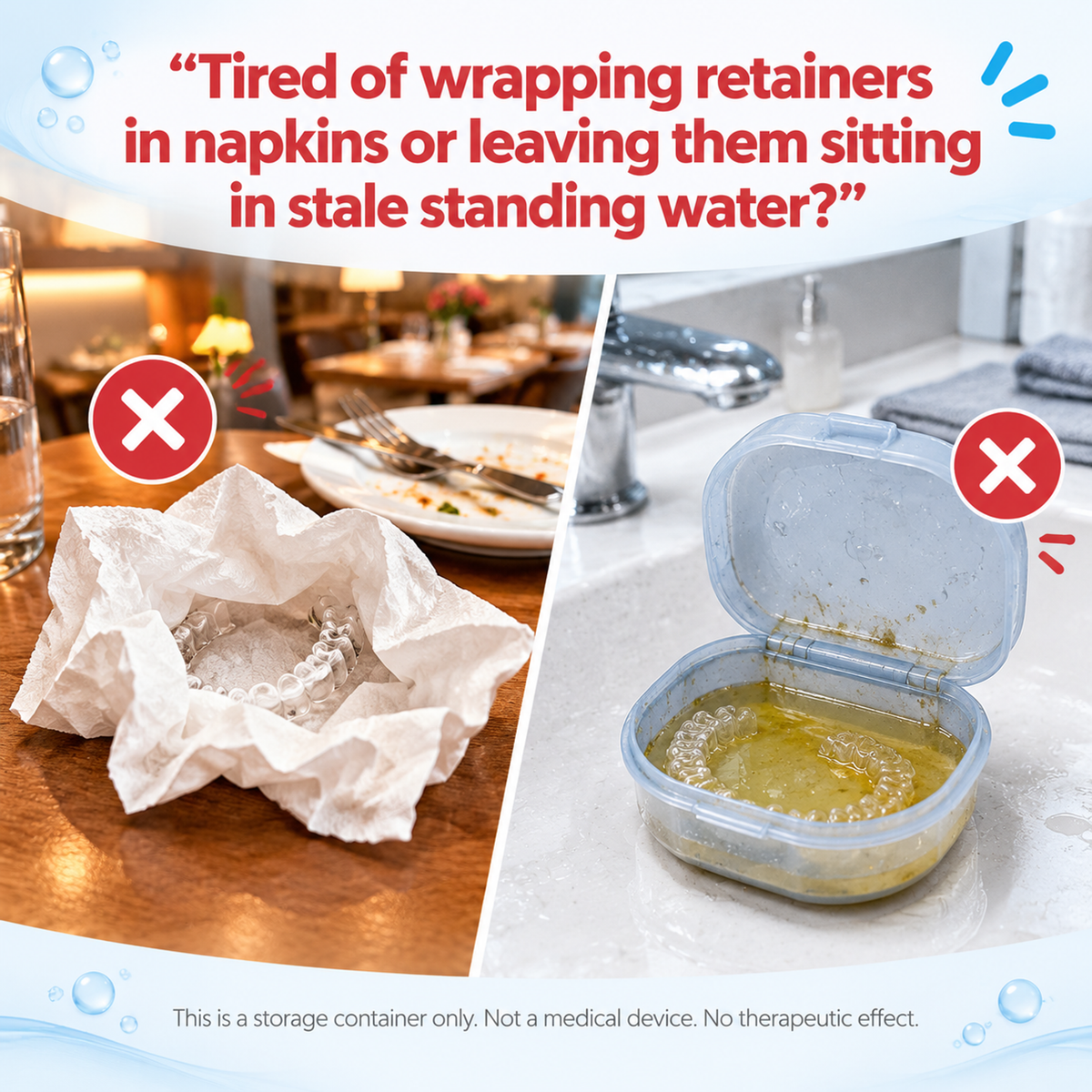 🔥Buy 1 Get 1 Free❤️‍🔥 All-in-One Retainer Storage Case