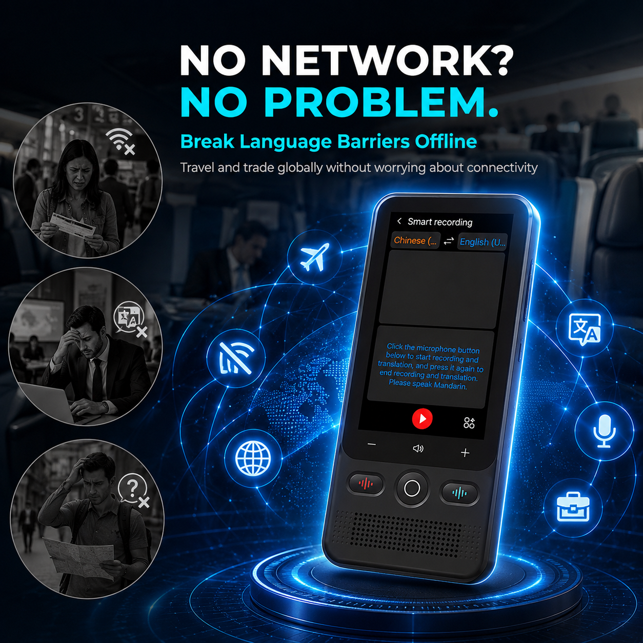 🗣️ Real-Time 2-Way Voice Translator – Offline Mode & 100+ Languages Supported