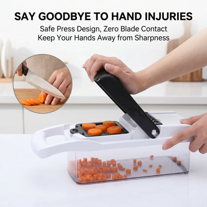 Hot Selling 16 in 1 Kitchen Fruit & Vegetable Slicer, Dicer Multifunction Vegetable Chopper