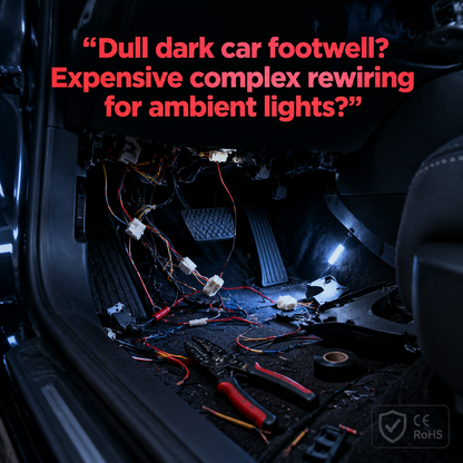 💥50% OFF 🚗💡Multicolor Sound-Activated Car Interior Ambient Lights