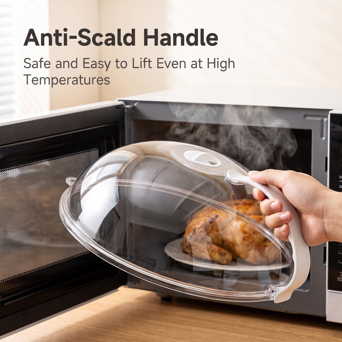 🔥 50% OFF🌟Microwave Splash-Proof Food Cover