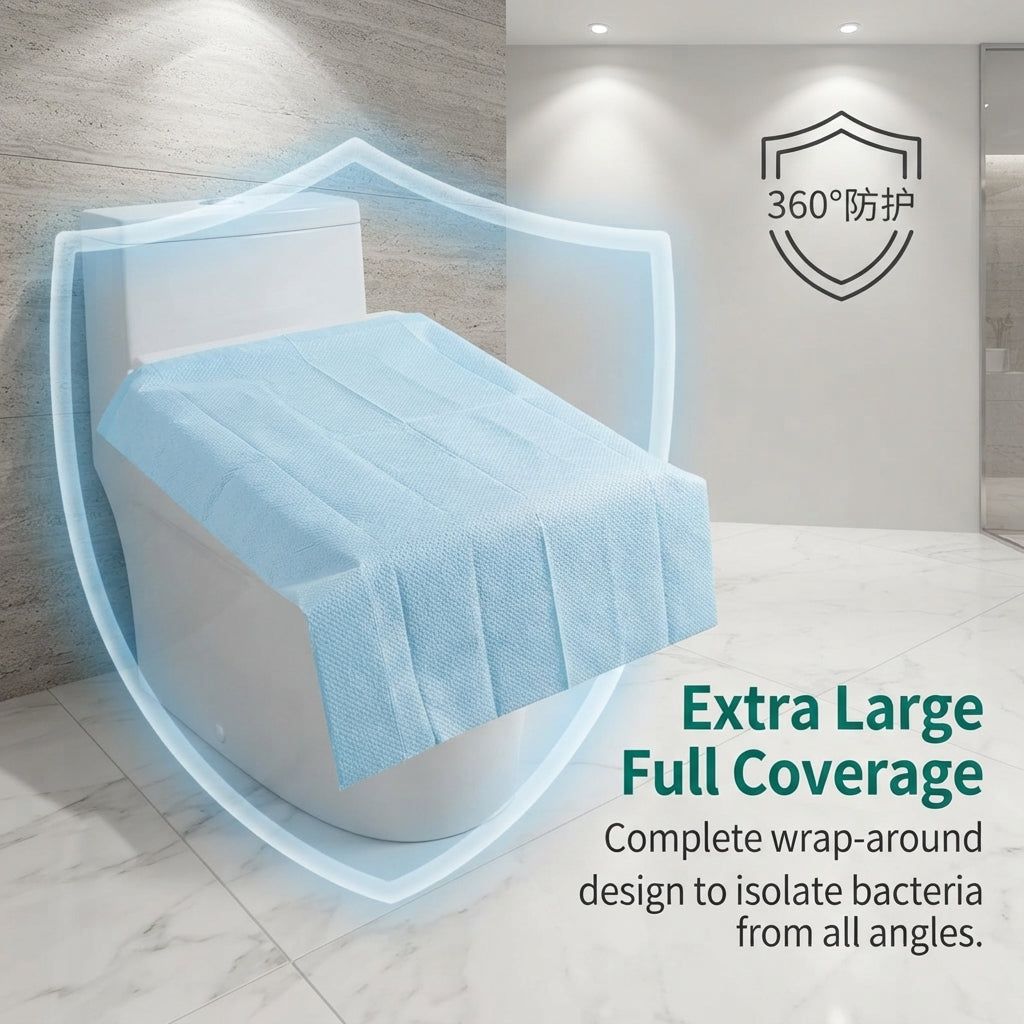 🚽Full Coverage Waterproof Disposable Toilet Seat Covers