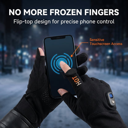 🧤❄️Rechargeable electric heated gloves for winter