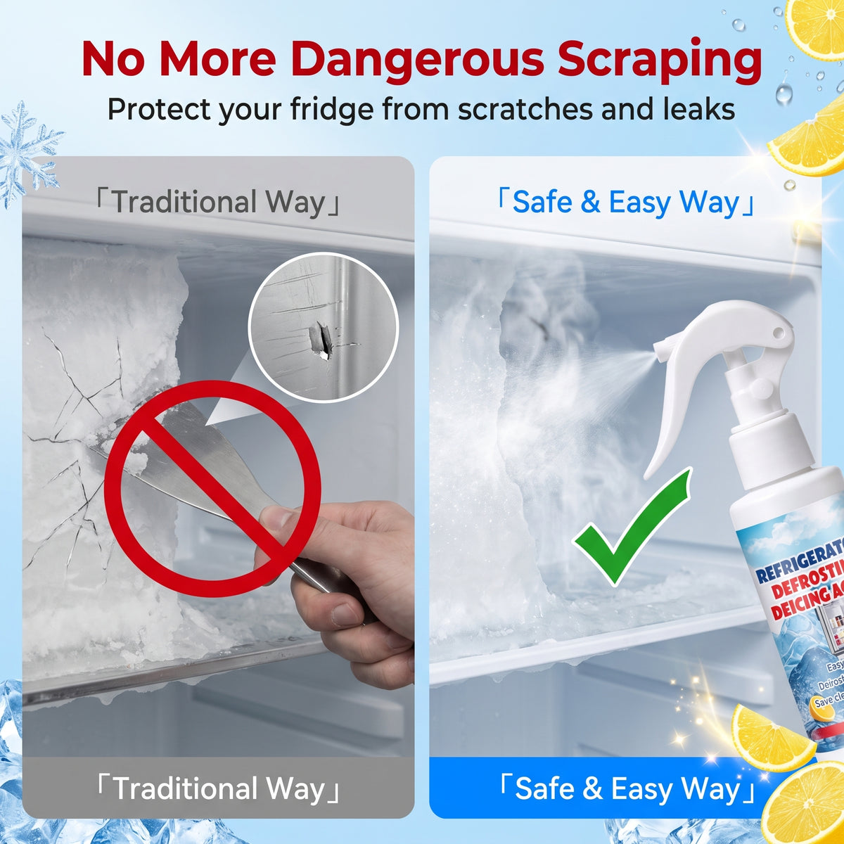 🔥Buy 1 get 1 free today - Refrigerator Defrosting and De-icing Agent