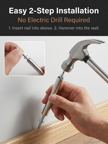 🔥No Hole No Damage｜Seamless Double Sided Nail for Wall Hanging