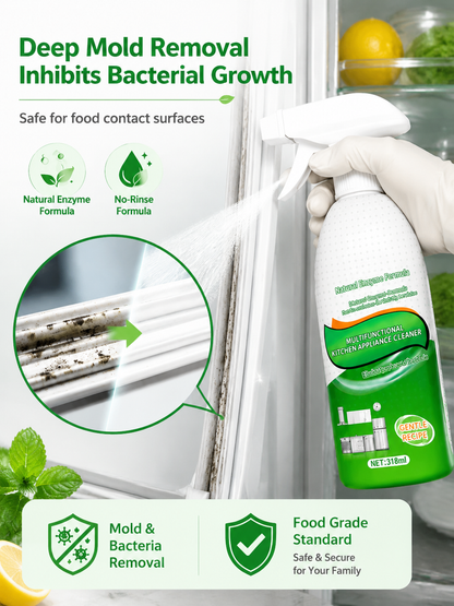 🔥 The high-efficiency kitchen cleaner delivers powerful deep cleaning, removing dirt, grease buildup, and stains in seconds.