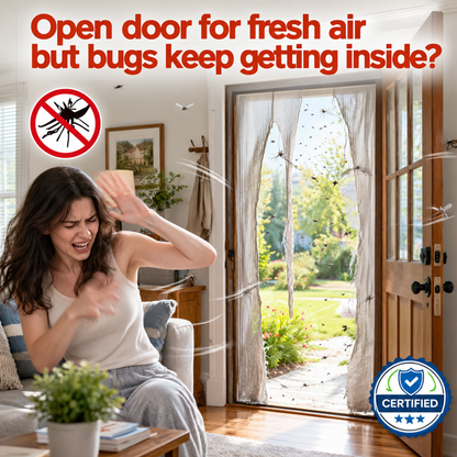 💥50% OFF🦟Drill-free magnetic mesh screen door (mosquito curtain)