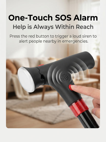 Your Perfect Companionfor Safer Walking.The Smart Cane keeps you supported and moving, no matteryour pace or journey.