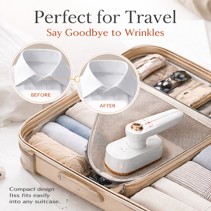 👔Compact 2-in-1 Steamer & Iron for Smooth Clothes Anytime