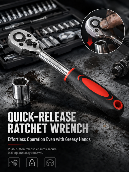 🔥46 IN 1 Ratchet Socket Kit | Veteran Mechanic Pick for All Repair Work
