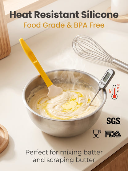 🔥2-in-1 Heat Resistant Silicone Baking Spatula