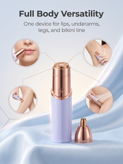 ✨Mini Lipstick Hair Remover | USB Rechargeable Full‑Body Use