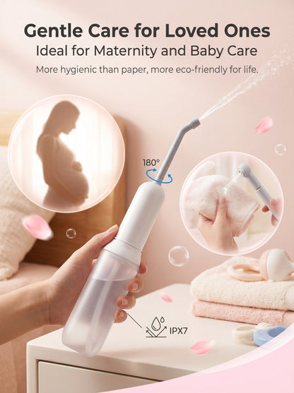 Postpartum, Infant & Elderly Care Bidet Sprayer | Adjustable Water Pressure, Waterproof & Portable