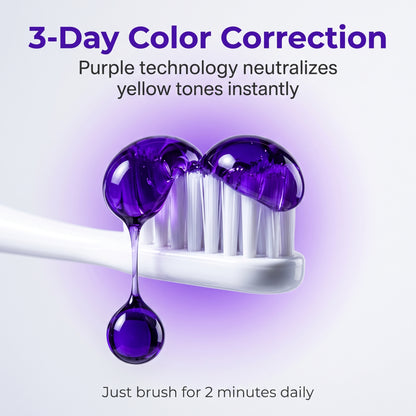 💕Buy 1 Get 1 Free🎁Purple Brightening Toothpaste Whitening Toothpaste