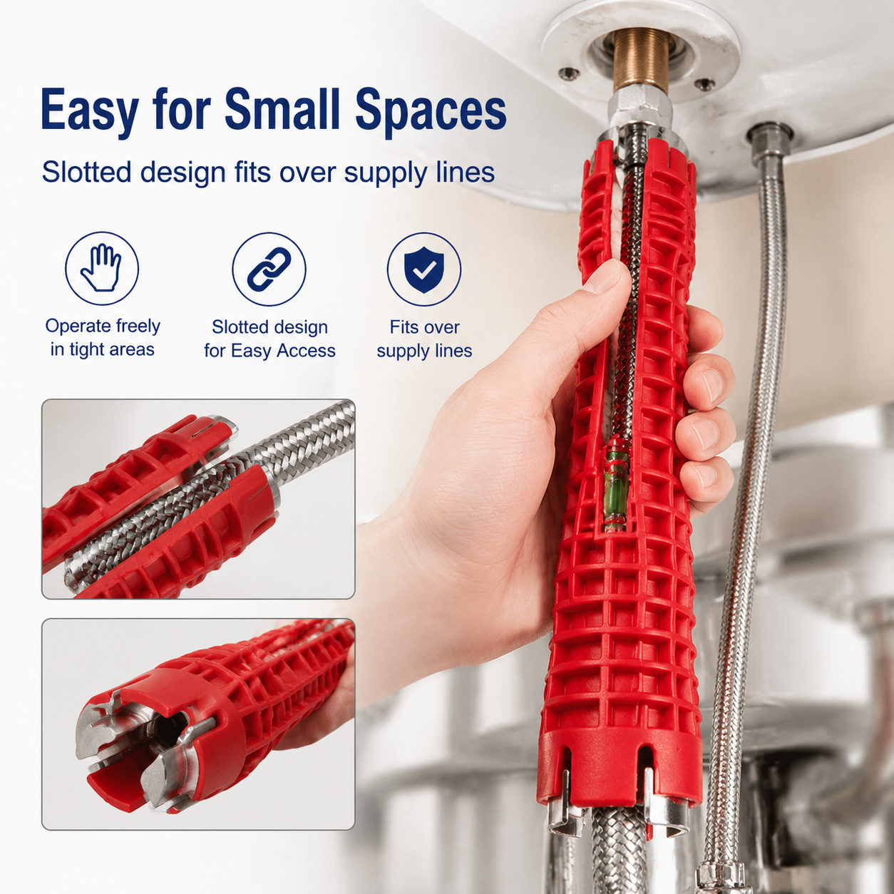 🔥 Multi-Functional 8-in-1 Sink Wrench – The Ultimate Plumbing Tool for Tight Spaces & Easy Home Repairs 🔧🚰