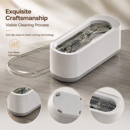 🌀 Professional Ultrasonic Cleaner for Jewelry, Glasses & More