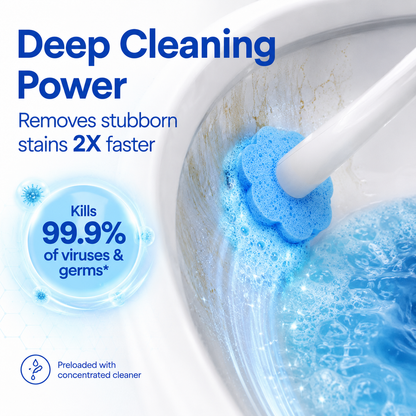 🔥 50K+ SOLD! Hands-Free Disposable Toilet Cleaning Brush – Cleaner, Faster & More Hygienic 🚽✨