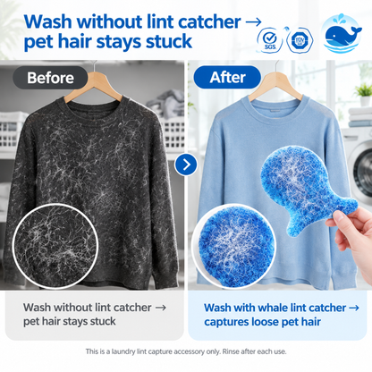💥50% OFF  ✅Washing Machine Pet Hair Catcher Reusable Lint Remover