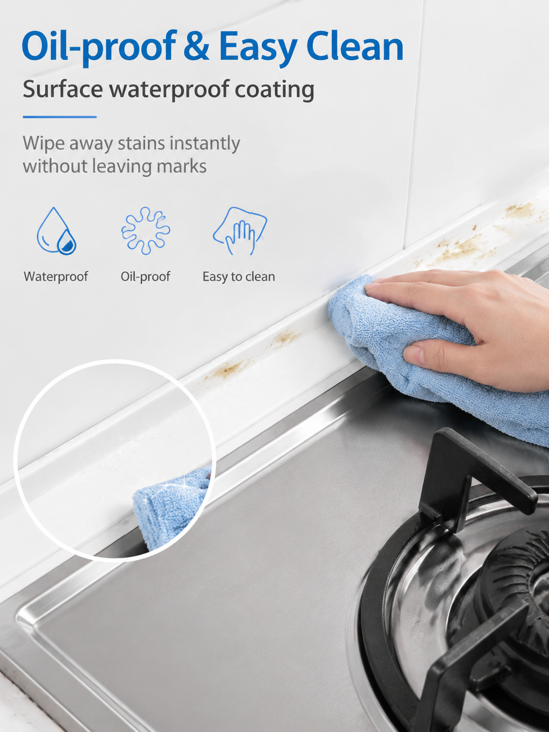 ✨Waterproof Caulk Tape Fills Ugly Gaps in Minutes and Makes Your Kitchen & Bathroom Look Clean Like Brand New.