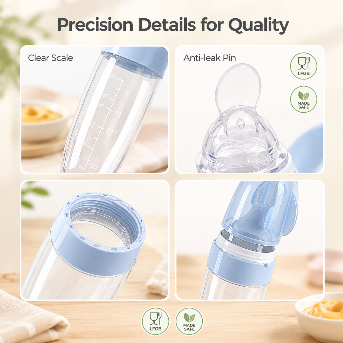 💥Buy 1 Get 1 Free 🧑‍🍼Multifunctional Baby Food Spoon