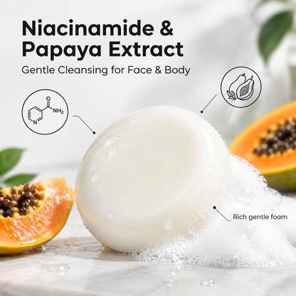 💥Buy 1 Get 1 Free！🛀Beauty Body Soap with Niacinamide and Papaya Extract