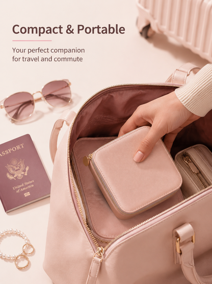 Buy one get one free💍 8 Clear Pouches Travel Jewelry Box | Instantly Find & Protect All Jewelry