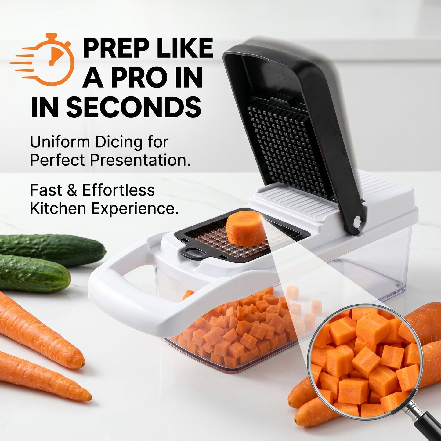 Hot Selling 16 in 1 Kitchen Fruit & Vegetable Slicer, Dicer Multifunction Vegetable Chopper
