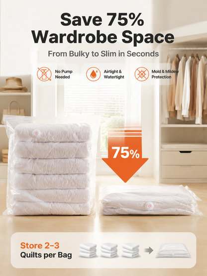 🌸Spring Sale 49% OFF 🔥Extra Large Vacuum Storage Bag - Press To Exhaust