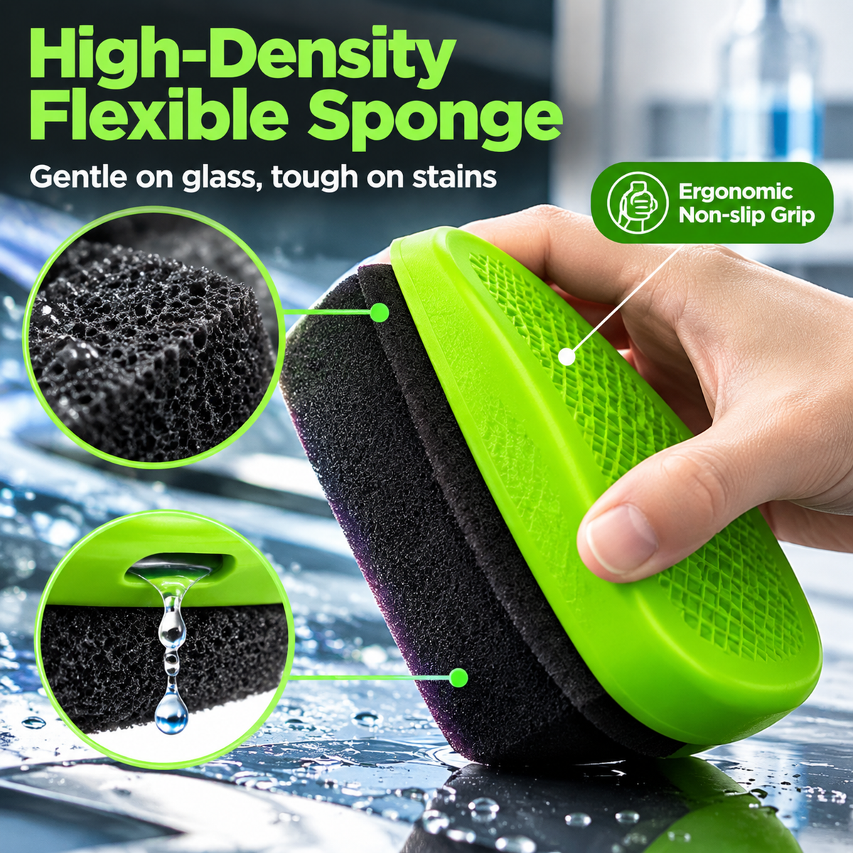 💥Buy 1 Get 1 Free 🚗Anti-freeze glass oil film brush