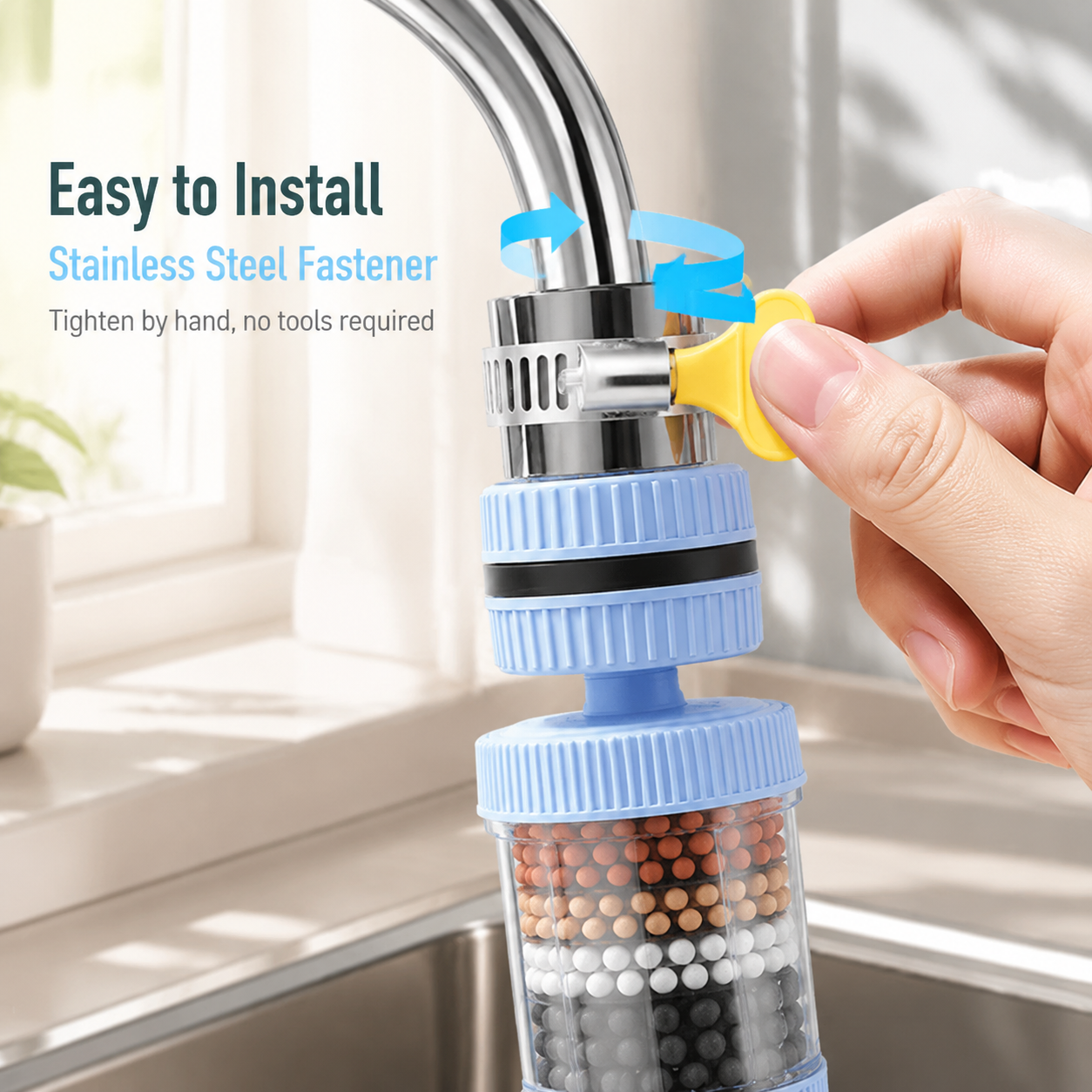 💧High-Efficiency Faucet Water Filter – Cleaner, Fresher Water Straight from Your Tap