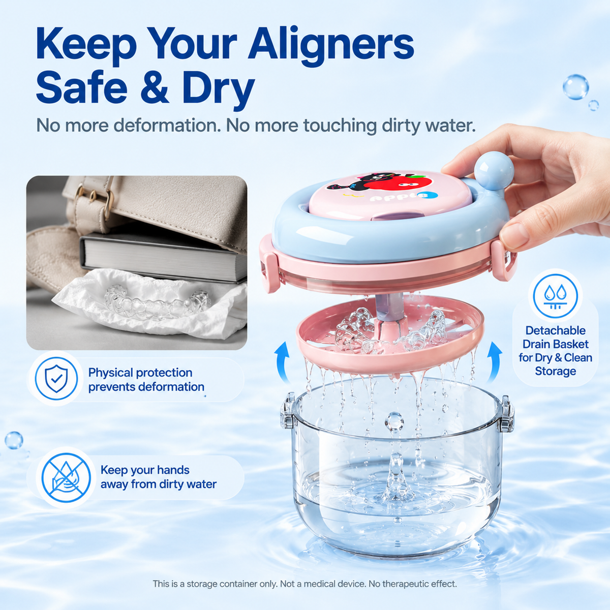 🔥Buy 1 Get 1 Free❤️‍🔥 All-in-One Retainer Storage Case