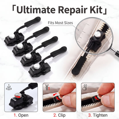 🔥Buy 1 Get 1 Free🧳Easy Zipper Repair Kit – Quick Replacement Tool For Clothing And Luggage