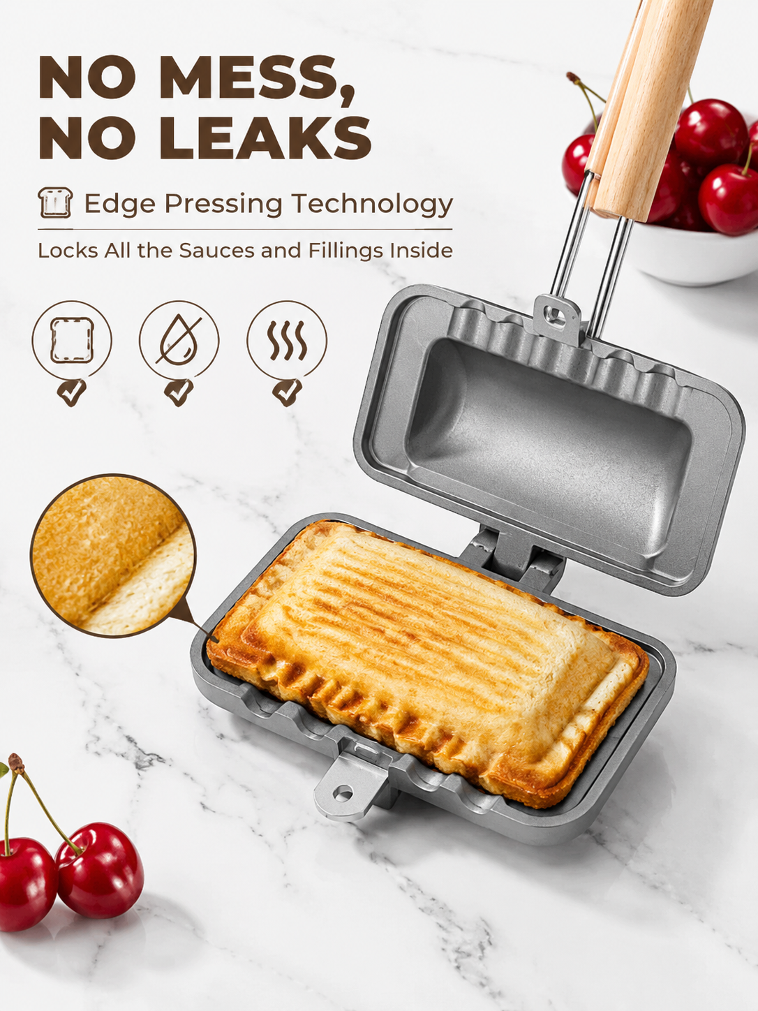 🎉Surprise Sale, Citywide Celebration 🎉Hot sale-Removable Sandwich Pan