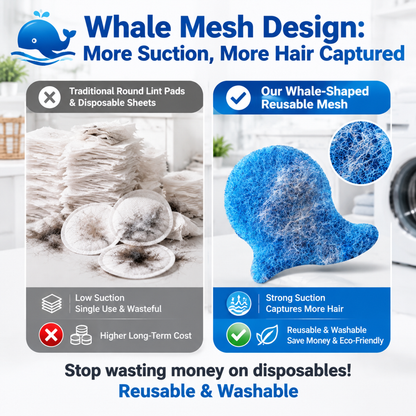 💥50% OFF  ✅Washing Machine Pet Hair Catcher Reusable Lint Remover