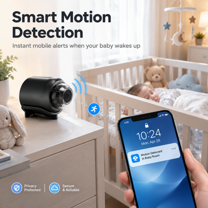 💥50% OFF 📹🛡️Small Indoor WiFi Camera for Pet,Baby & Home Monitoring