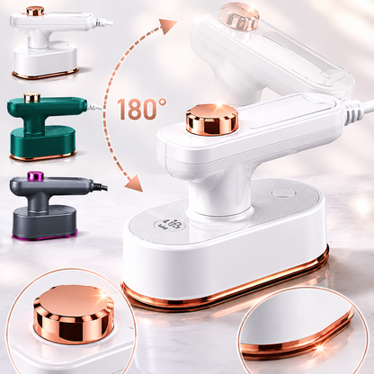 👔Compact 2-in-1 Steamer & Iron for Smooth Clothes Anytime