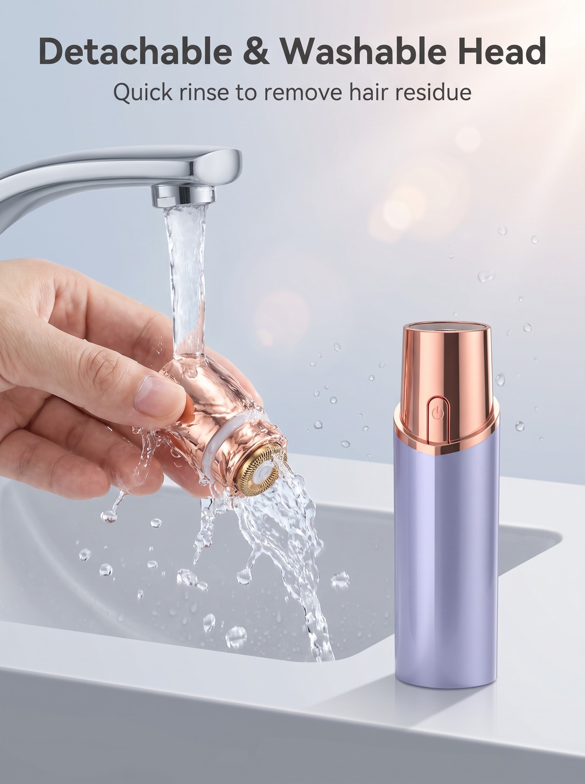 ✨Mini Lipstick Hair Remover | USB Rechargeable Full‑Body Use