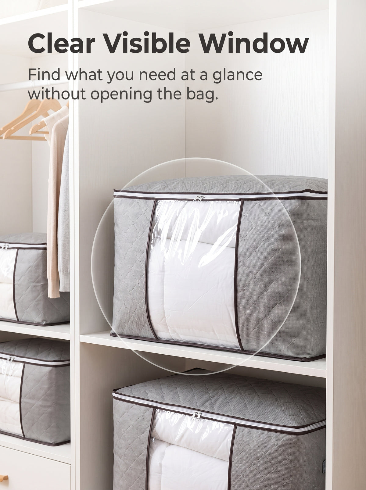 🔥Home Storage Must-Have! Large Moisture-Proof Quilt Storage Bags