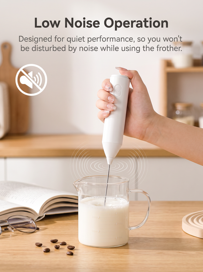 🛒 PRESS IT ONCE — AND ENJOY THICK, CREAMY CAFÉ-STYLE MILK FOAM IN SECONDS!