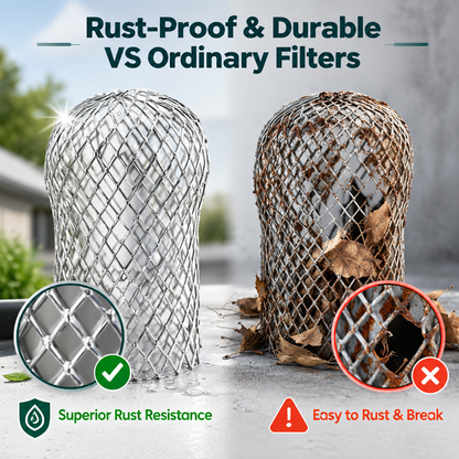💥Buy 1 Get 1 Free！🍂Leaf-Proof Drain Filter Mesh (Adjustable Size)