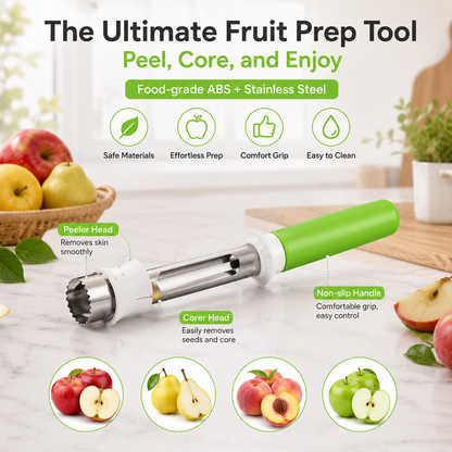 🍎2-in-1 Apple Corer & Peeler – The Kitchen Gadget Everyone Is Obsessed With