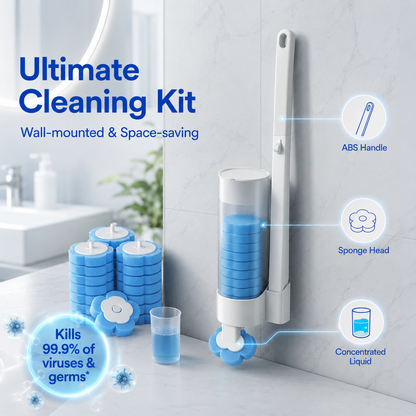 🔥 50K+ SOLD! Hands-Free Disposable Toilet Cleaning Brush – Cleaner, Faster & More Hygienic 🚽✨