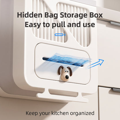 🎉Best Seller! Foldable Hanging Kitchen Trash Can