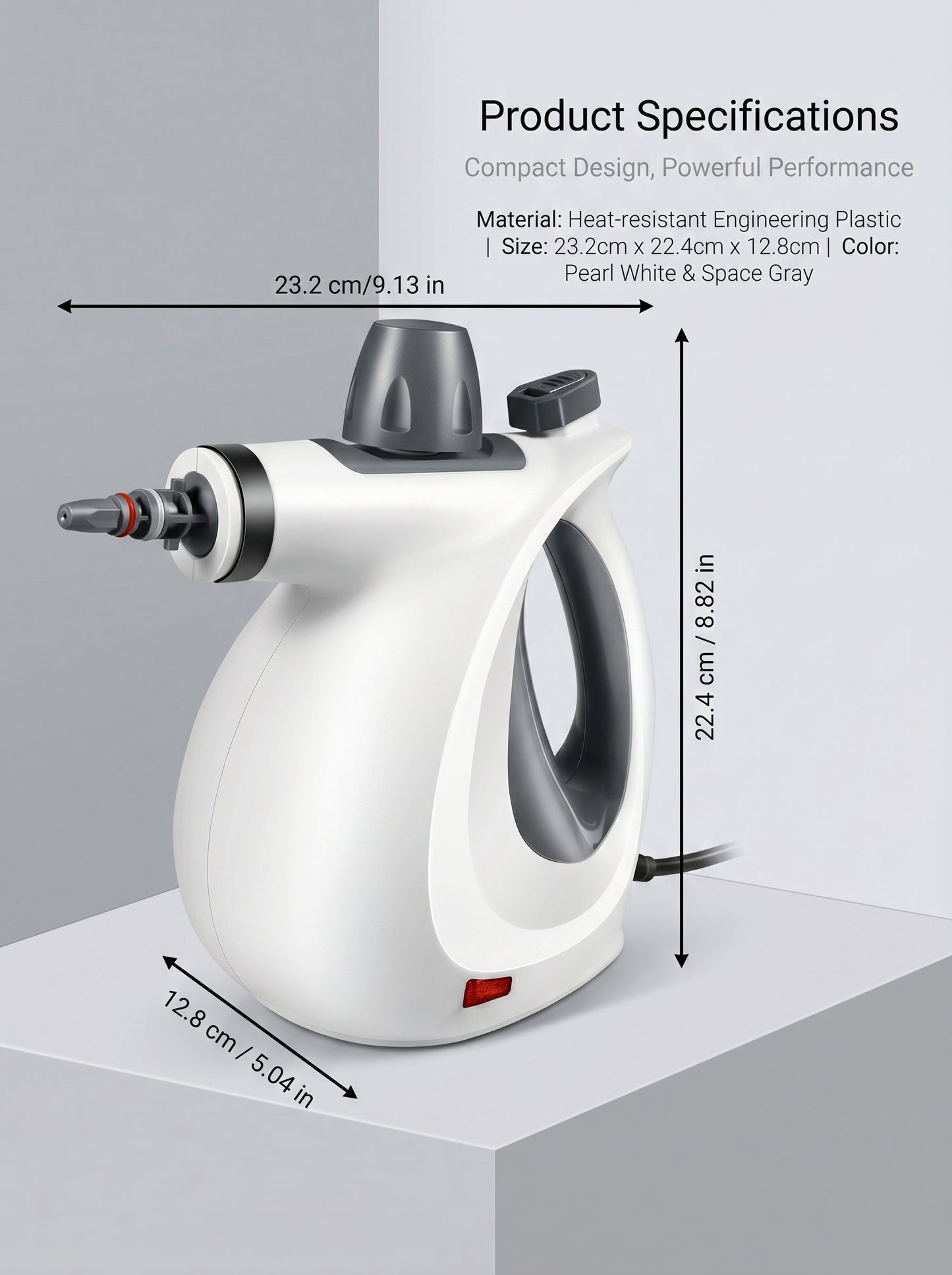 🔥Chemical-Free Deep Clean｜Power Handheld Steam Cleaner for Whole House & Car