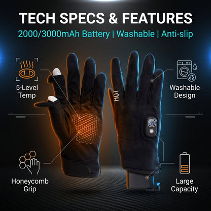 🧤❄️Rechargeable electric heated gloves for winter