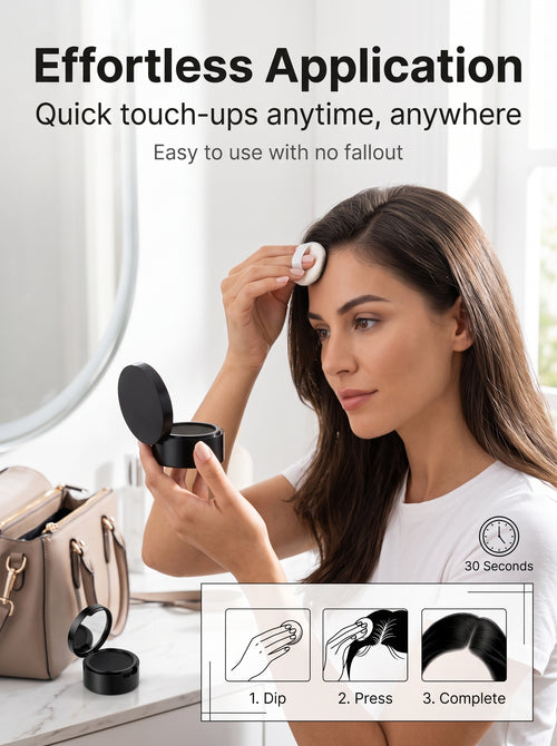 🔥30‑Second Hair Fix! Fill Sparse Hairline & Roots With This Magic Powder
