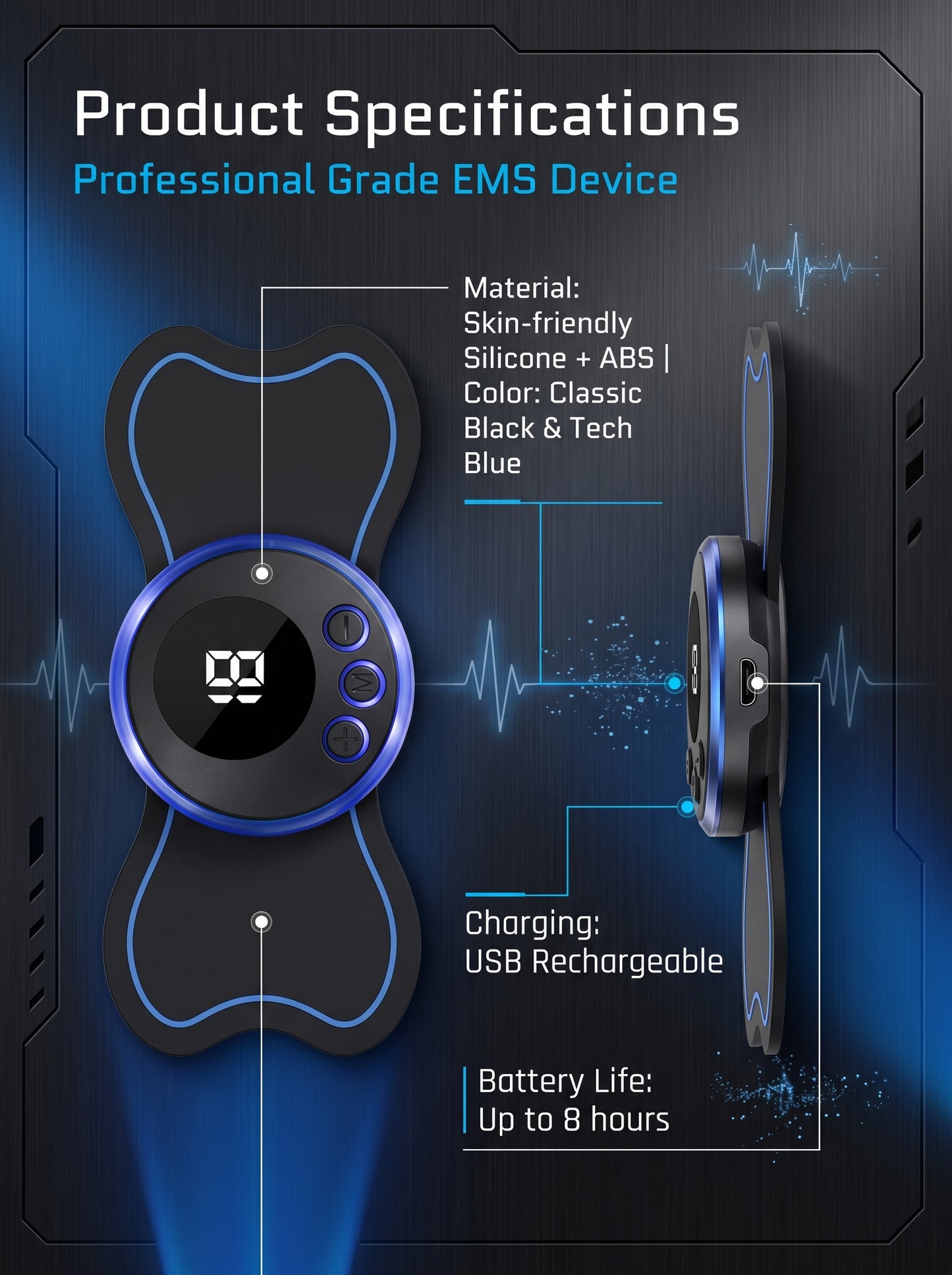 🔥Limited quantity, while supplies last! 🎉 Mini Low-Frequency Pulse Massager
