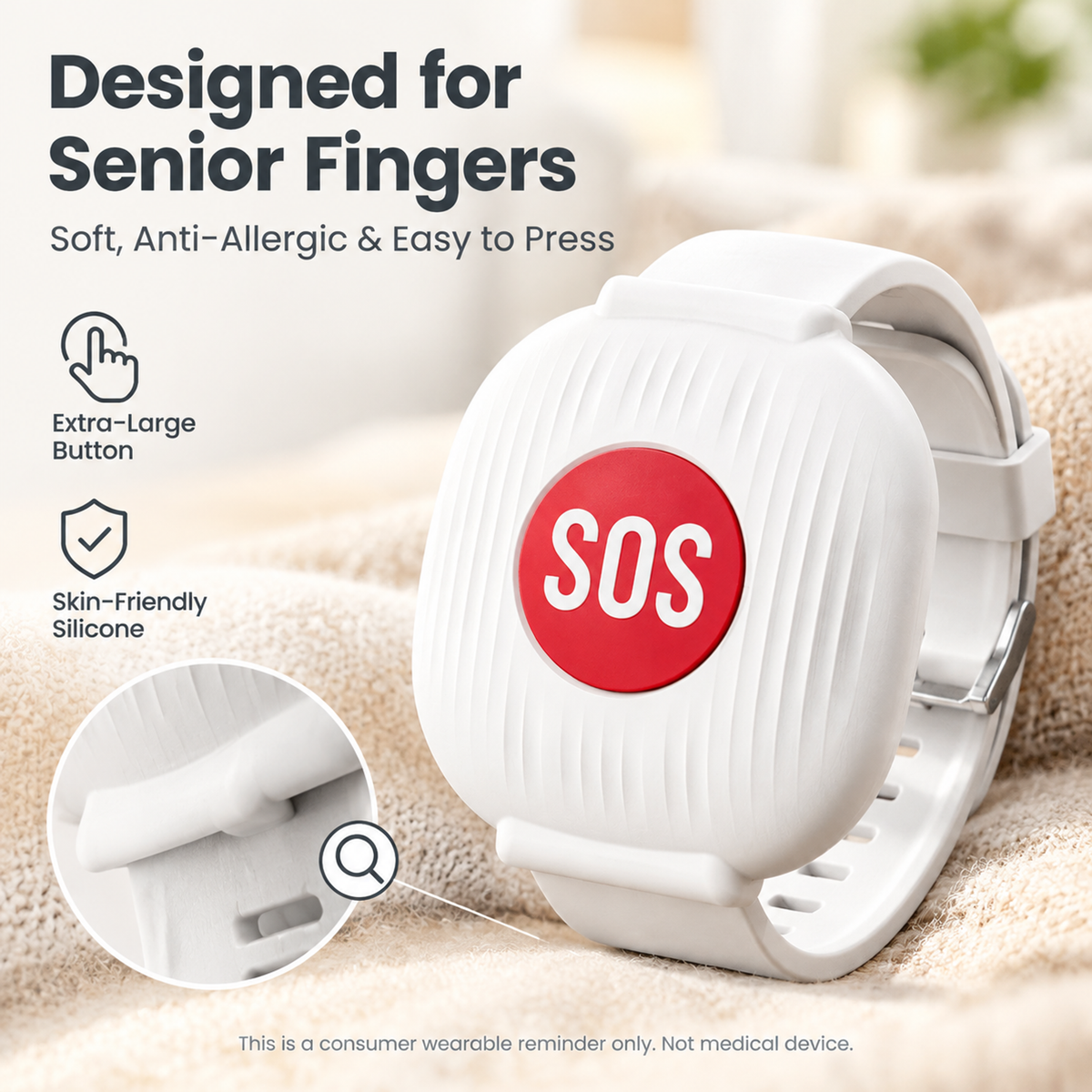 💥50% OFF 🆘 Elderly SOS Emergency Call Wristband