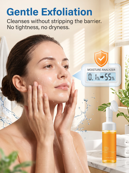 ✨Fade Acne Marks! Turmeric Soap Mousse Deep Cleansing Face Wash