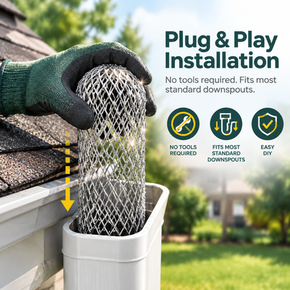 💥Buy 1 Get 1 Free！🍂Leaf-Proof Drain Filter Mesh (Adjustable Size)